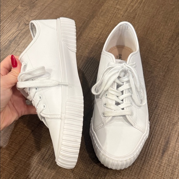 Rachel Zoe Classic White Sneakers - Picture 6 of 12